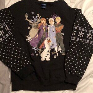 Frozen 11 light up Christmas sweatshirt girls size XS(1)